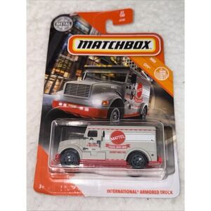 2020 MATTEL MATCHBOX MBX CITY INTERNATIONAL ARMORED TRUCK 27/100 METAL PARTS